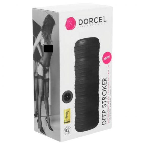 Dorcel Deep Stroker - masturbador masculino (negro)