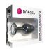 Plug Anal Dorcel Geisha Diamond M con Piedra Blanca (Negro)