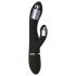 Conejito Glam - Vibrador Recargable con Estimulador en Negro