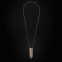 Vibrador collar recargable e impermeable (rosegold)