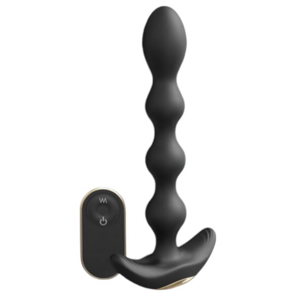 Dorcel Flexi Balls - vibrador anal recargable con control remoto (negro)