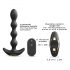 Dorcel Flexi Balls - vibrador anal recargable con control remoto (negro)