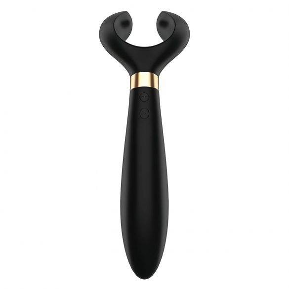 Satisfyer Endless Fun - vibrador pareja con batería y resistente al agua (negro)