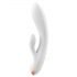 Satisfyer Double Flex - vibrador inteligente con brazo para clítoris (blanco)