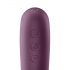 Satisfyer Dual Kiss - 2en1, vibrador vaginal y clitorial (lila)