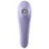 Satisfyer Dual Placer - vibrador 2in1 con ondas de aire (lila)