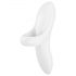 Satisfyer Bold Lover - vibrador de dedo, recargable, blanco, impermeable