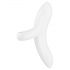 Satisfyer Bold Lover - vibrador de dedo, recargable, blanco, impermeable