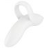 Satisfyer Bold Lover - vibrador de dedo, recargable, blanco, impermeable