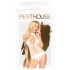 Penthouse Perfect Lover - body con cuello halter (blanco)