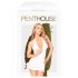 Vestido Halter y Tanga Penthouse Earth-shaker (blanco) - M/L