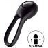 Satisfyer Majestic Duo - Anillo pene recargable, resistente al agua (negro)