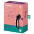 Satisfyer Majestic Duo - Anillo pene recargable, resistente al agua (negro)