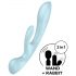 Satisfyer Triple Oh: vibrador con brazo clitorial (azul)