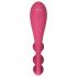 Satisfyer Tri Ball 1 - vibrador multifuncional recargable (rojo)