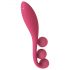 Satisfyer Tri Ball 1 - vibrador multifuncional recargable (rojo)