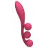 Satisfyer Tri Ball 1 - vibrador multifuncional recargable (rojo)