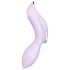 Satisfyer Curvy Trinity 2: vibrador 2en1 lila con ondas aire