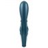 Satisfyer Hug Me - vibrador inteligente con brazo gris-azul