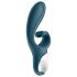 Satisfyer Hug Me - vibrador inteligente con brazo gris-azul