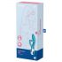 Satisfyer Embrace Me - Vibrador Recargable con Estimulador de Clítoris (Turquesa)