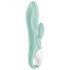 Satisfyer Air Pump Bunny 5 - vibrador inteligente inflable (menta)