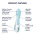 Vibrador Inteligente Satisfyer 5 - azul