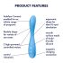 Satisfyer G-spot Flex 4 - vibrador inteligente G-spot (turquesa)