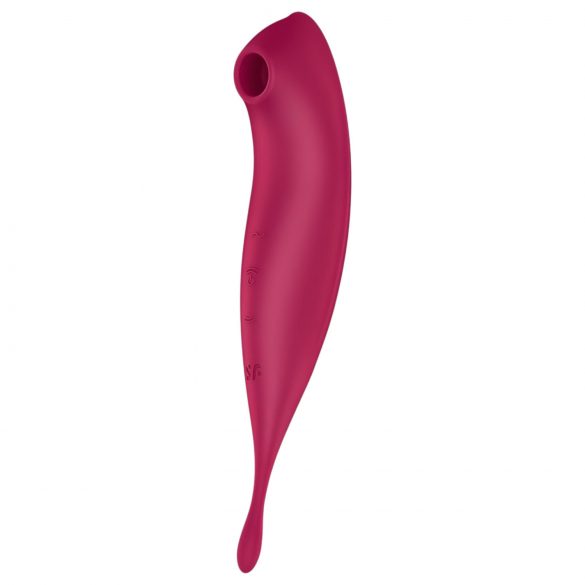 Satisfyer Twirling Pro - vibrador 2en1 inteligente (rojo)