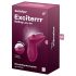 Satisfyer Exciterrr - Vibrador de clítoris giratorio con perlas (rojo)