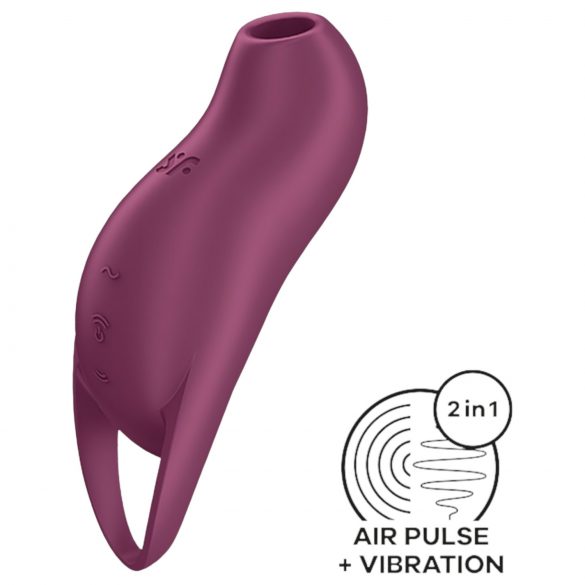 Satisfyer Pocket Pro 1 - Estimulador de clítoris aire pulsante (lila)