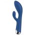 Satisfyer Conejo Giratorio 1 - vibrador azul con brazo dulce