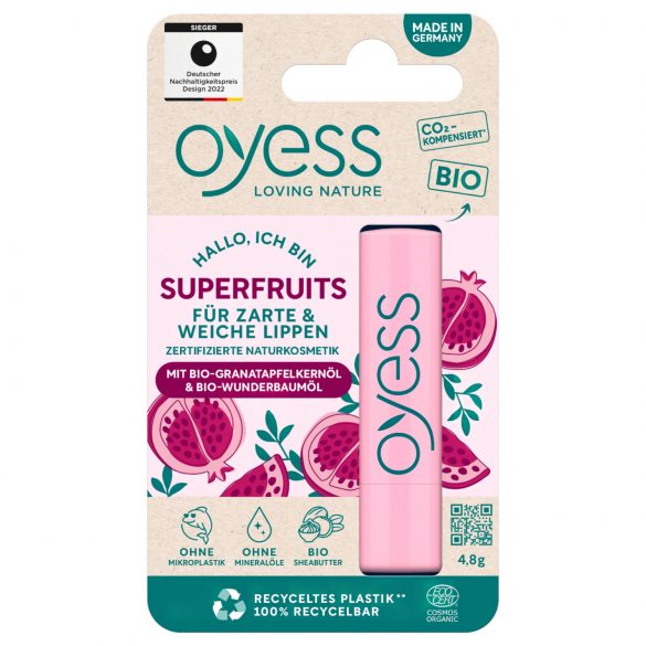 Oyess BIO - bálsamo labial con sabor a frutas