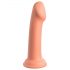 Dillio Gran Héroe - dildo de silicona con base adherente (17 cm) - naranja