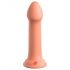 Dillio Gran Héroe - dildo de silicona con base adherente (17 cm) - naranja