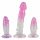 Conjunto de Entrenador Anal Crystal Clear - 3 piezas (transparente-rosa)