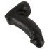 Dildo Realista Gigante - 22 cm - Negro