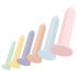 Seis en fila - set de dildos entrenadores - 6 piezas (coloridos)