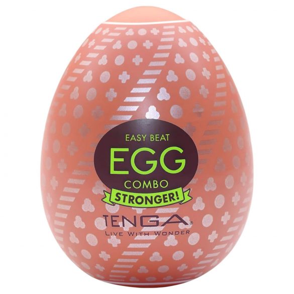 TENGA Egg Combo Stronger - Masturbador en Forma de Huevo (1 unidad)