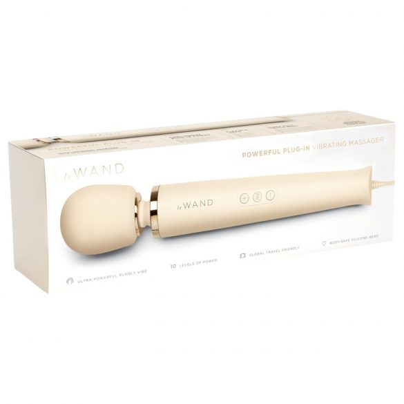 le Wand - exclusivo vibrador masajeador con cable (beige)