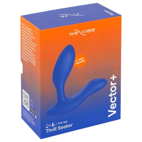 We-Vibe Vector+ - Vibrador anal inteligente recargable (azul)