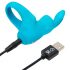 Anillo vibrador Happyrabbit Cock azul recargable