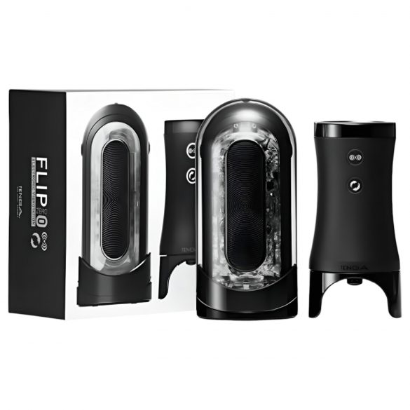 TENGA Flip 0 Electronic - masturbador automático (negro)