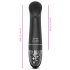 Mystim Right on Ron - Vibrador G con Electroestimulación (negro)