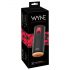 WYNE 07 - Masturbador negro vibrador y succionador a batería