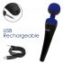 PalmPower recargable - vibrador azul estimulante