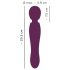 You2Toys Grande - Masajeador vibrador recargable (rojo)