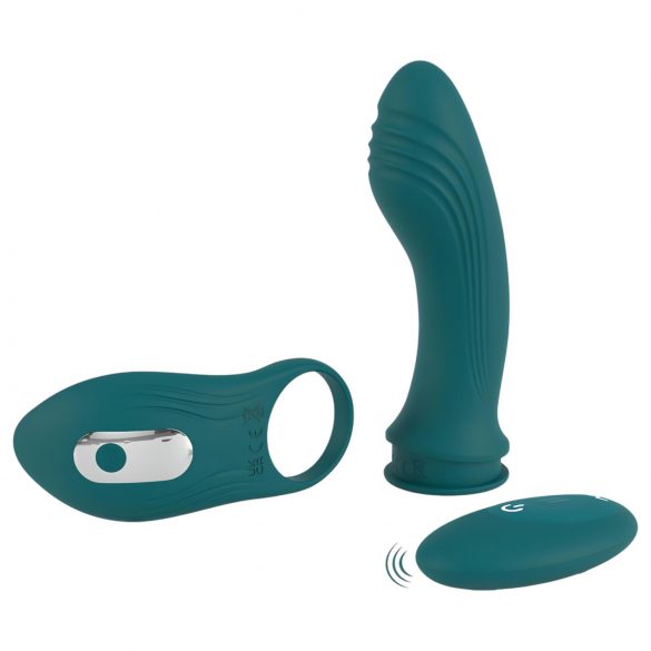 Elección de Pareja - Vibrador 3 en 1 Ajustable (Turquesa)