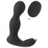 Rebel - Vibrador de próstata 2en1 con control remoto (negro)