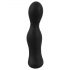 Rebel - Vibrador de próstata 2en1 con control remoto (negro)